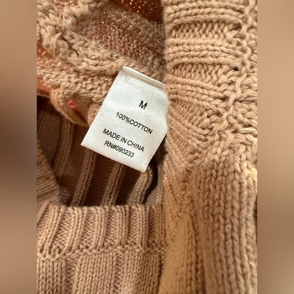 PacSun taupe cropped sweater - L.A.‎ Hearts - Size Medium NWT - Picture 8 of 8